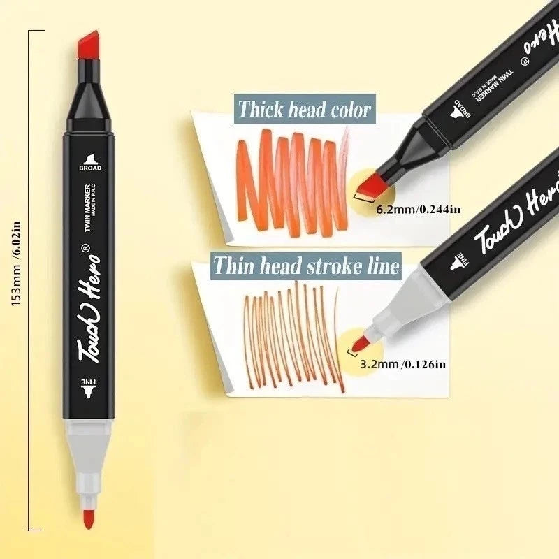 Caneta Marcadora De Cabeça Dupla Conjunto De Canetas De Aquarela Especial
