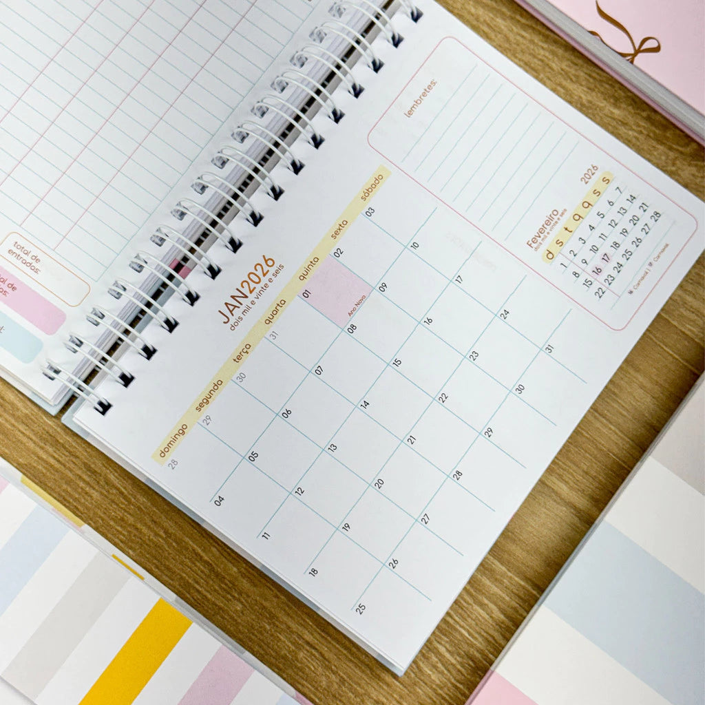 Agenda Tradicional 2026 A5 Capa Dura